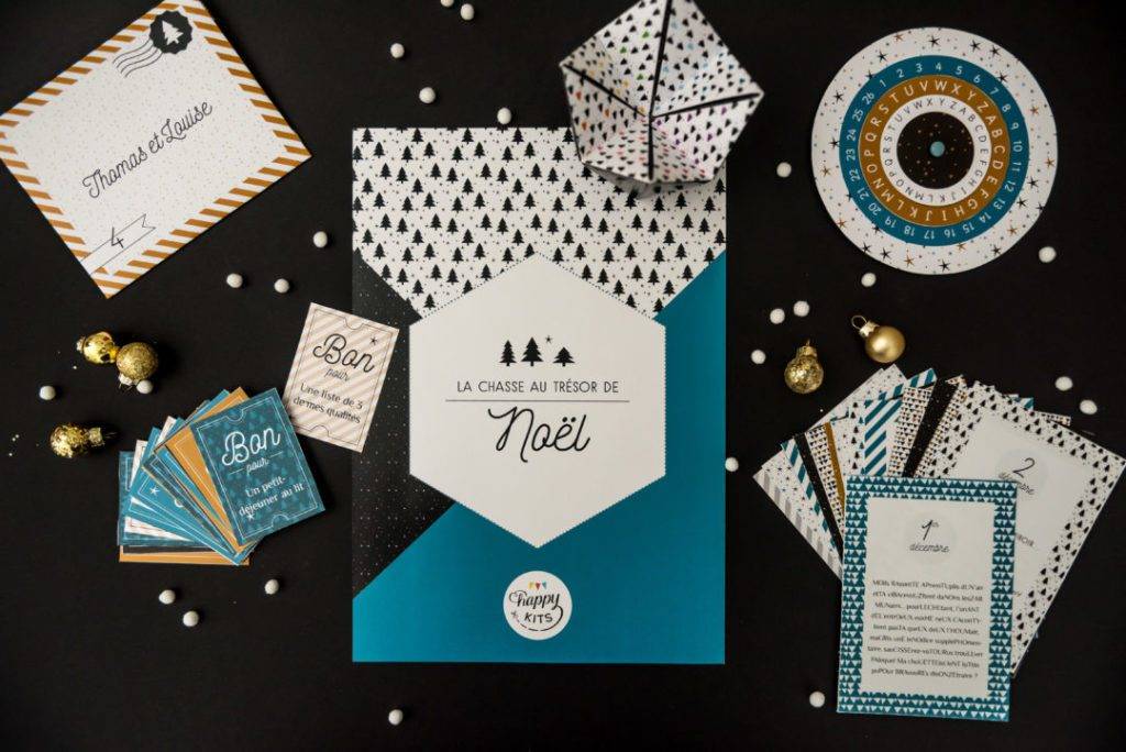 Mom Mag, calendrier de l'avent original : une chasse au trésor Happy Kits