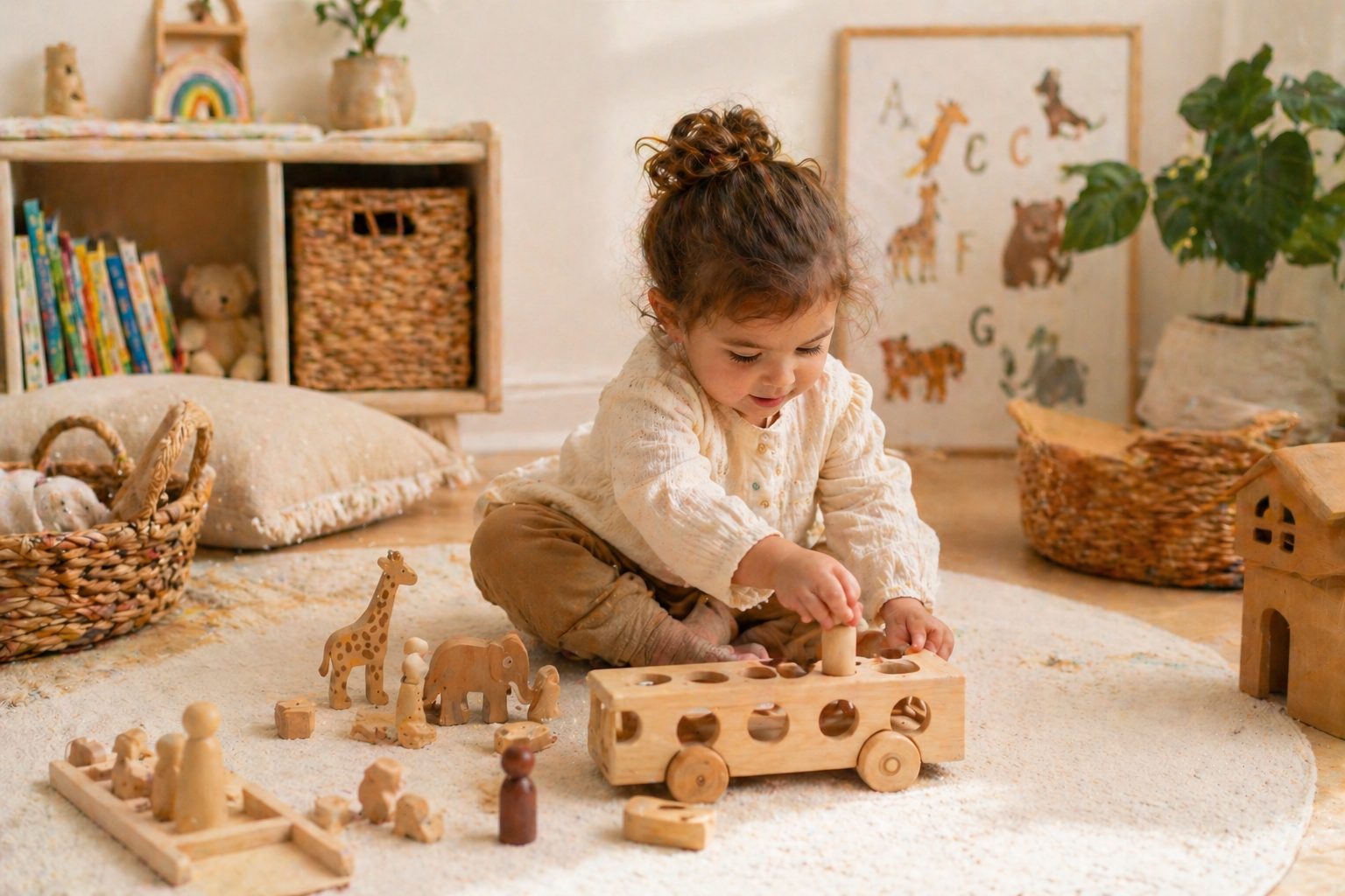 Enfant qui joue sans &eacute;cran