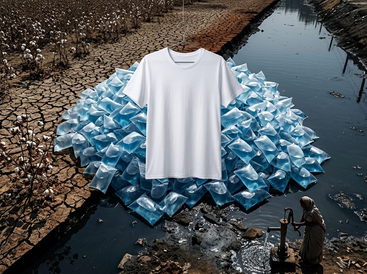 2 500 litres d'eau pour un t‑shirt